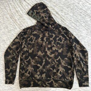Dayfun Oversized Hooded Sweatshirt - Open Camo